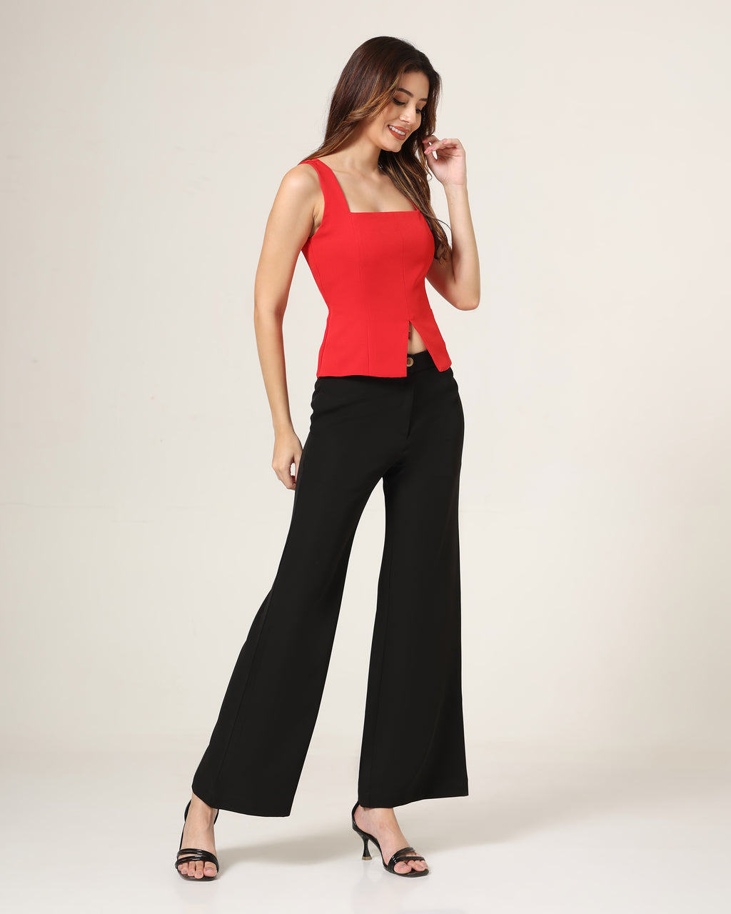 Mira Top + Noir Trousers
