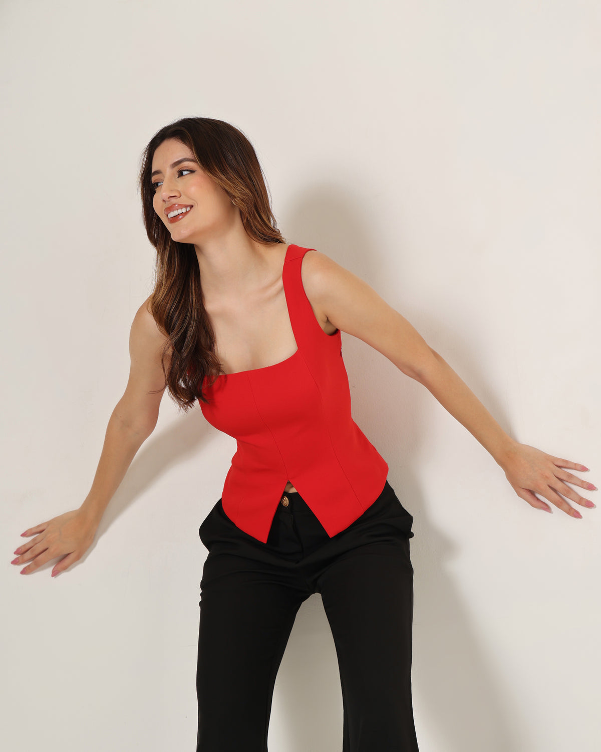 Mira Top + Noir Trousers