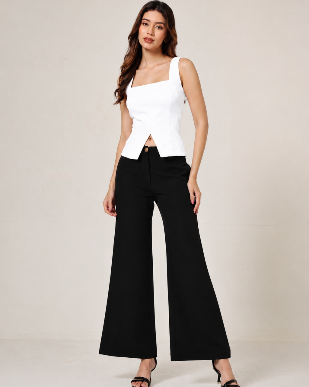 Mira Top + Noir Trousers