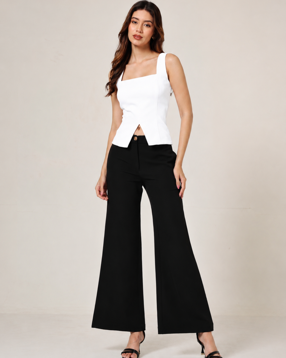 Mira Top + Noir Trousers