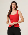 [Red] Mira Top Model front side with smile